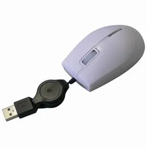 Teljesen új egér M-92, 800 DPI, optikai, 3 tl., 1 kerék, vezetékes USB, fehér, mini